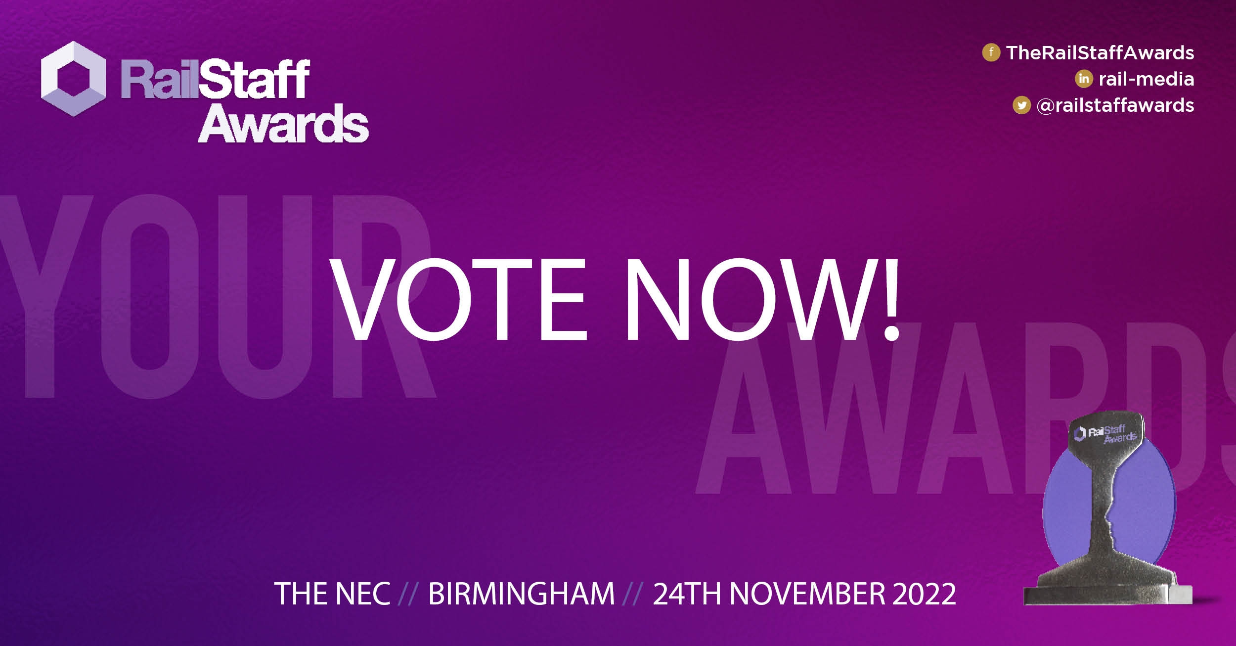 VOTING IS NOW OPEN! - VOTING CLOSES 16TH OCTOBER!