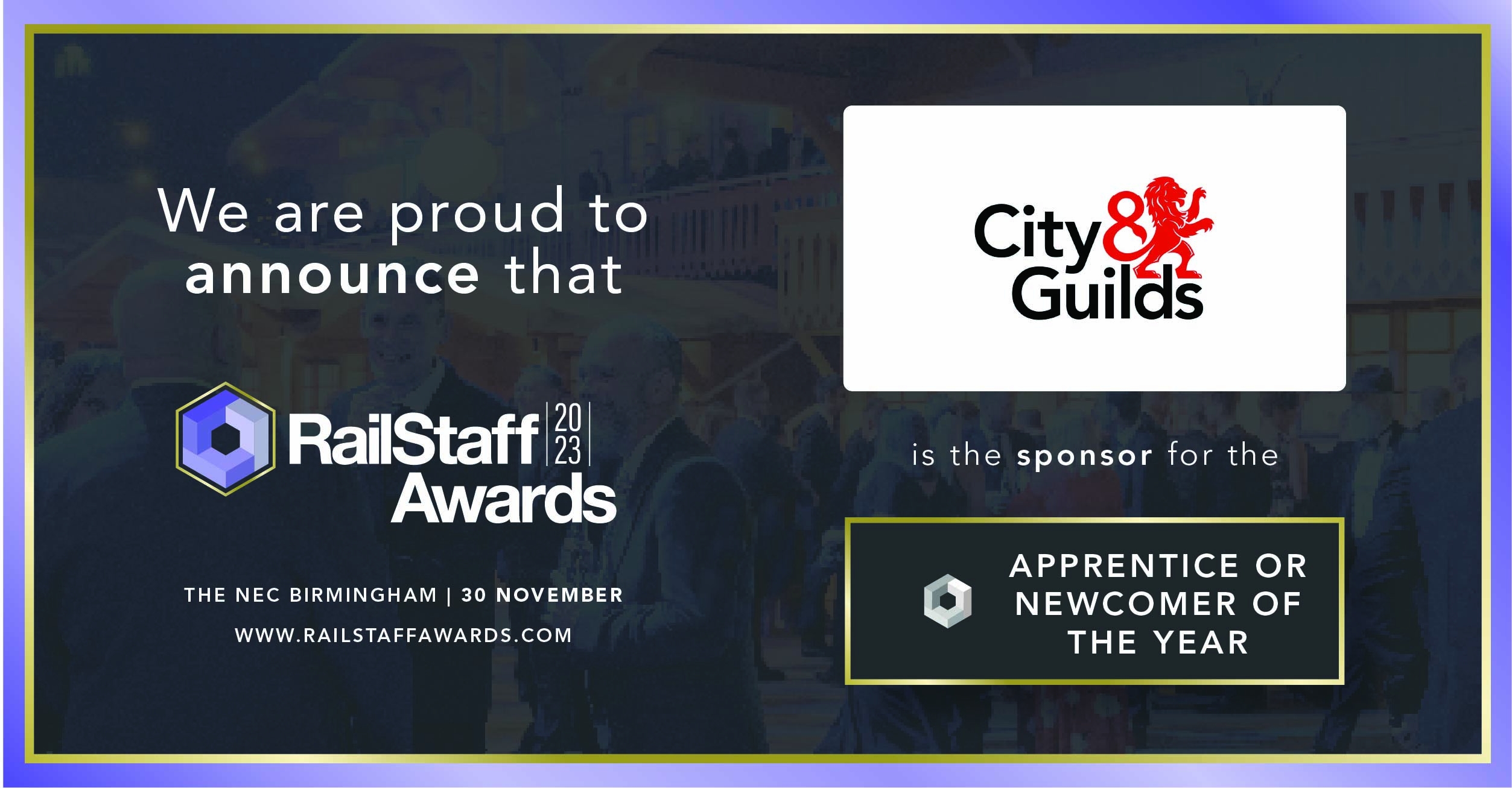 We are proud to announce that City & Guilds are on board as a category sponsor