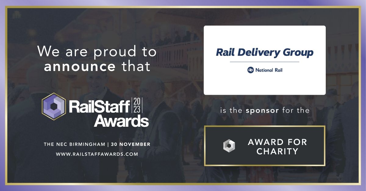 We are proud to announce that Rail Delivery Group (RDG) are on board as a category sponsor