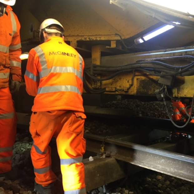 McGinley & Network Rail High Output TRS & Stressing Teams